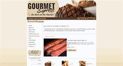 Desktop Screenshot of gourmetexpressltd.com