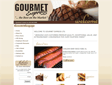 Tablet Screenshot of gourmetexpressltd.com
